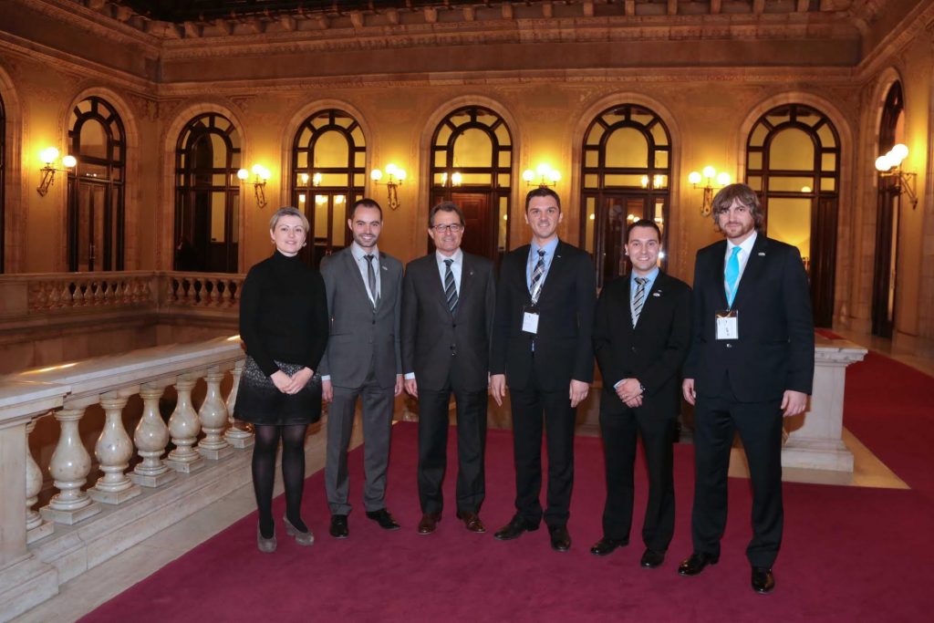 El President Mundial de JCI, Ismail Haznedar, visita  Catalunya