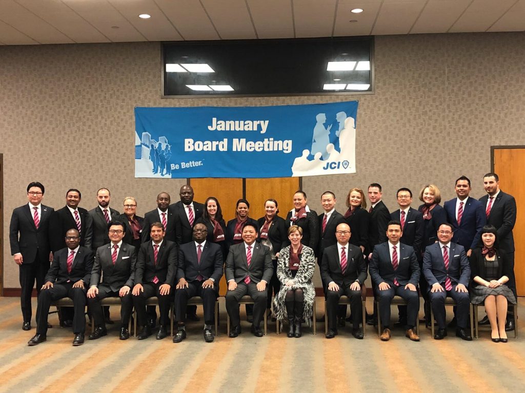 Magí Senserrich Guitart assisteix a la reunió  de la Junta Mundial de la JCI a USA
